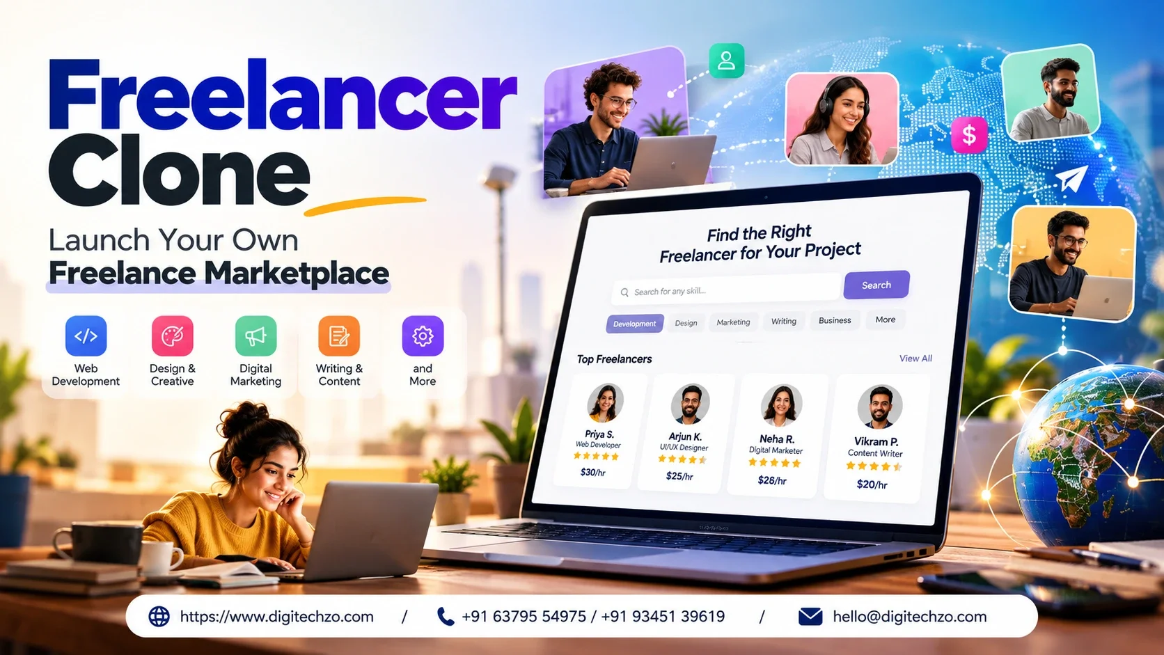 Freelancer Clone Script to Build a Freelance Marketplace