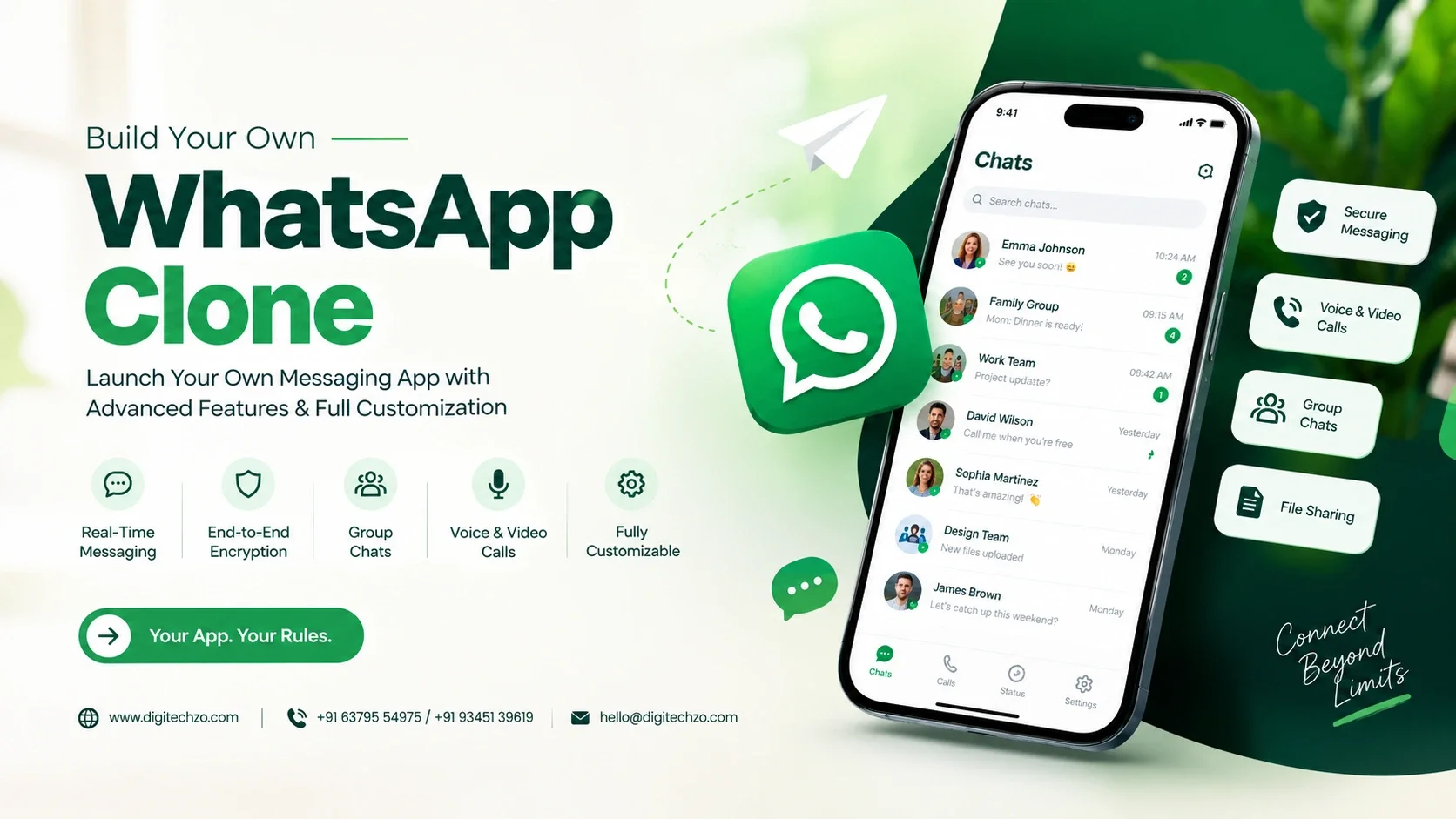 WhatsApp Clone App Development: Features, Cost & Business Benefits