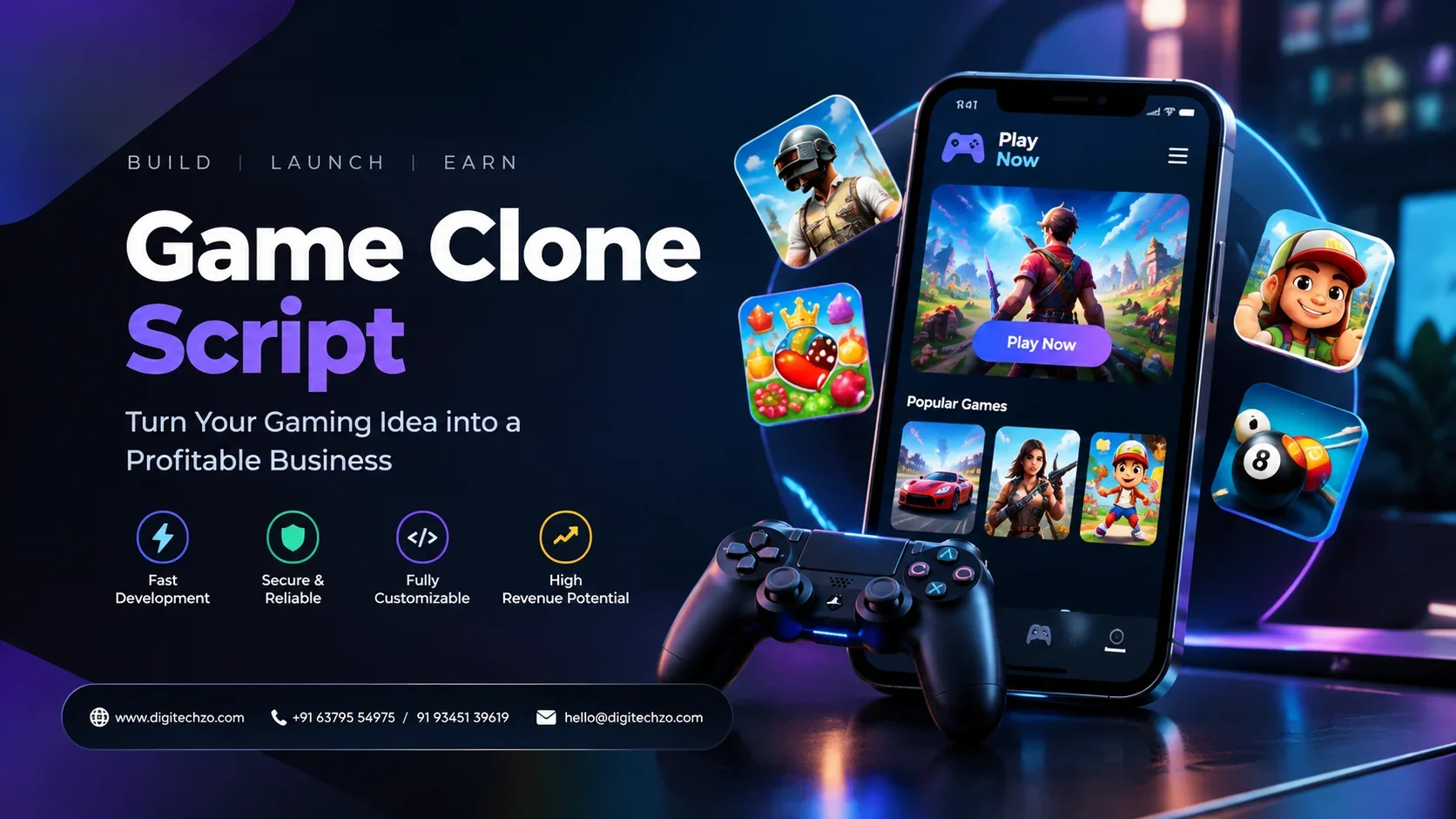 BC Game Clone Script: Build a Feature-Rich Online Gaming Platform