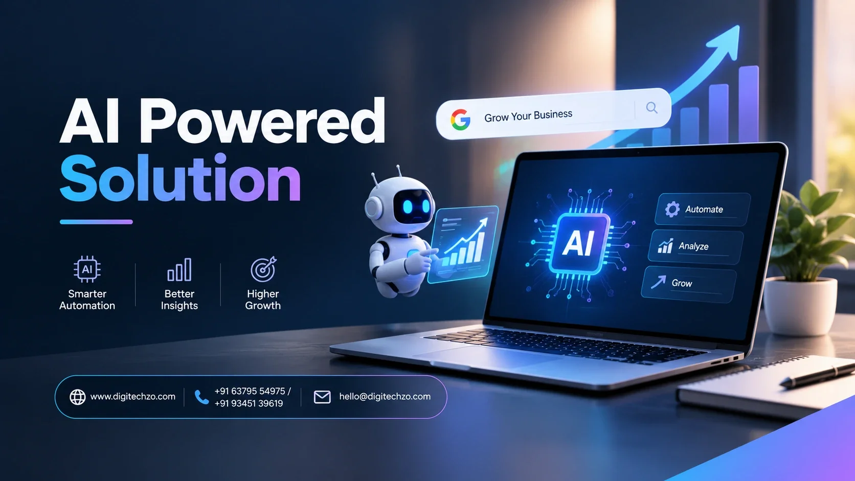 AI-Powered Business Solutions for Smarter Growth and Automation