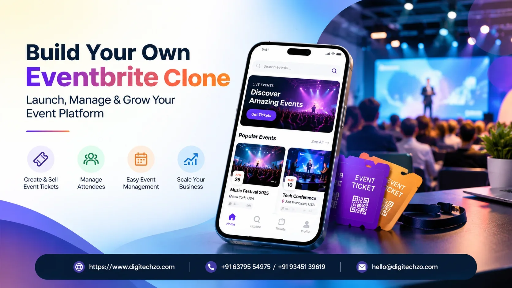 Eventbrite Clone App Development: Build a Scalable Event Management Platform