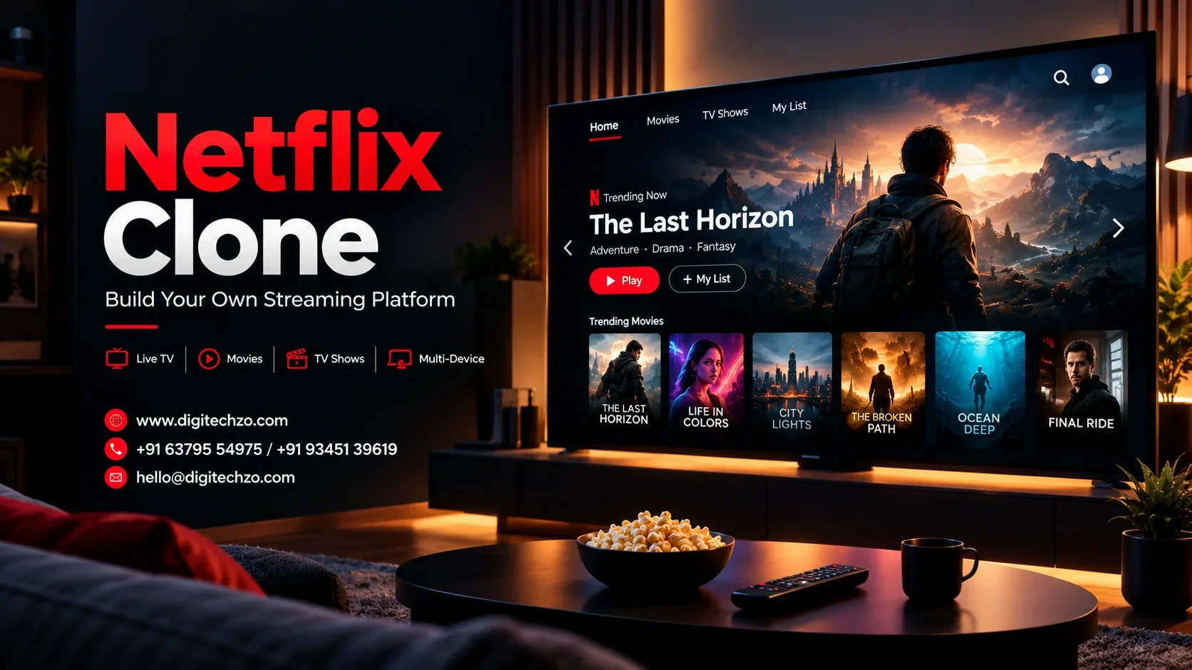 Netflix Clone App Development: Build a Scalable Video Streaming Platform