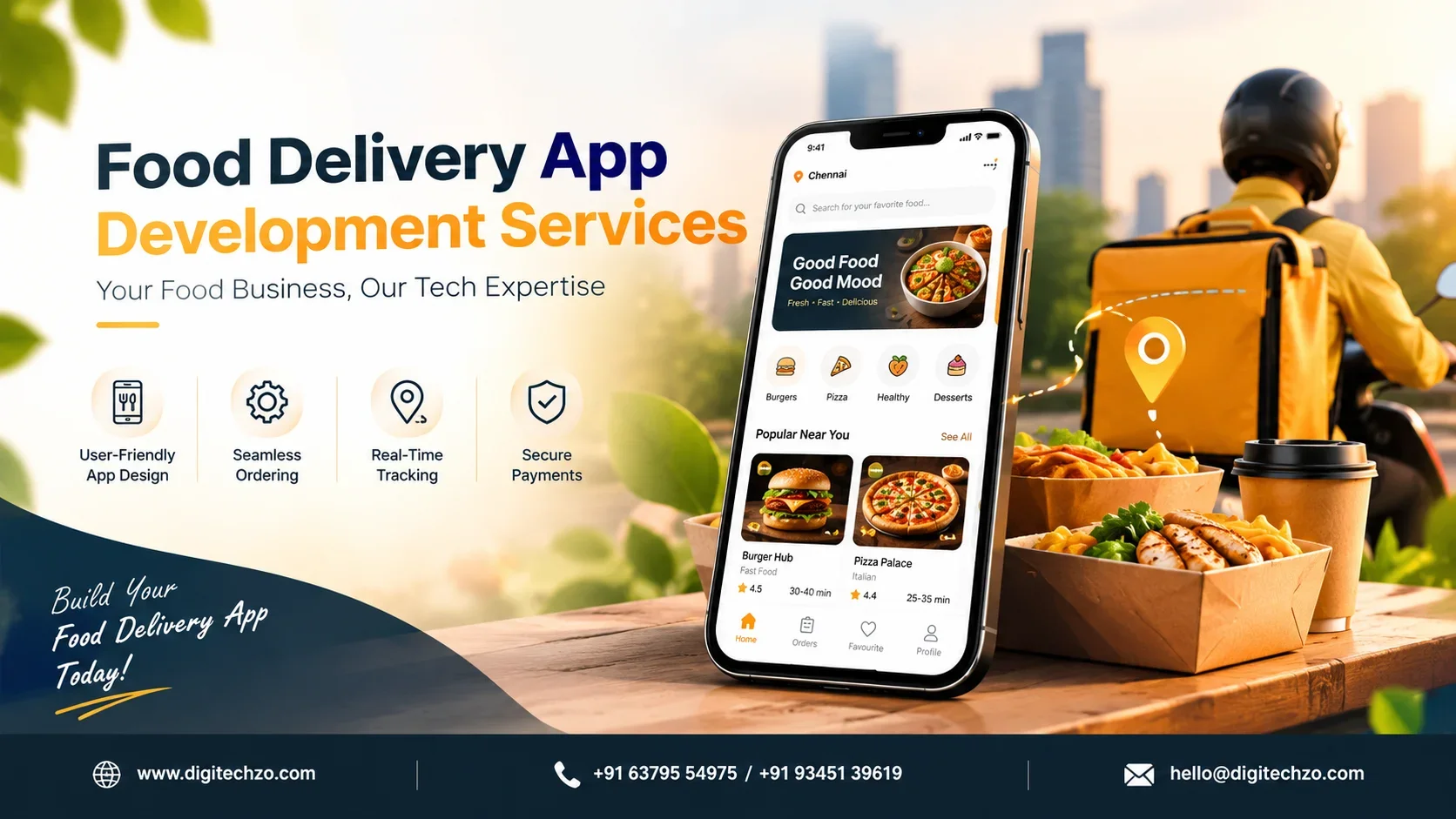 Food Delivery App Development Services for Modern Businesses