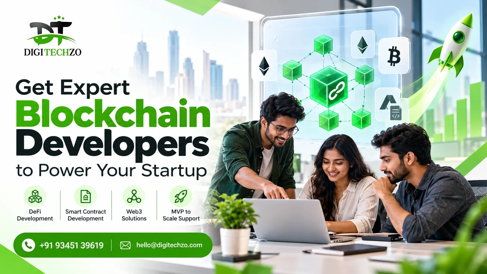 Hire Blockchain Developers for Startups