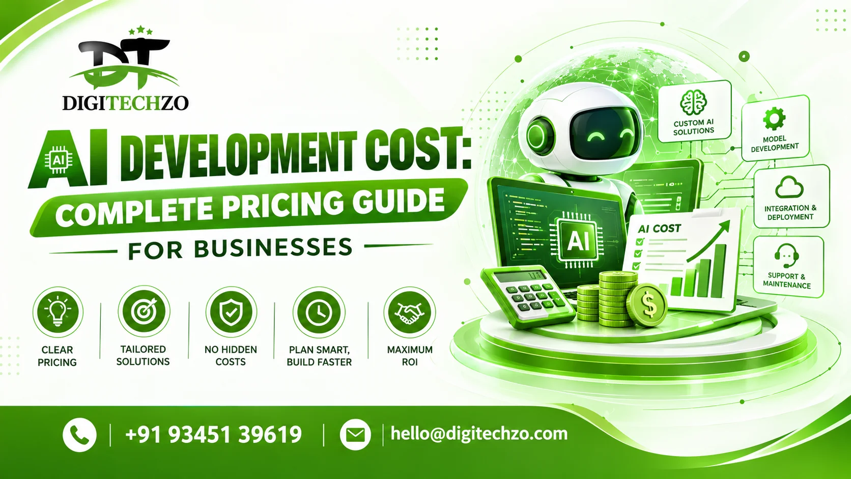 AI Development Cost: Complete Pricing Guide for Businesses