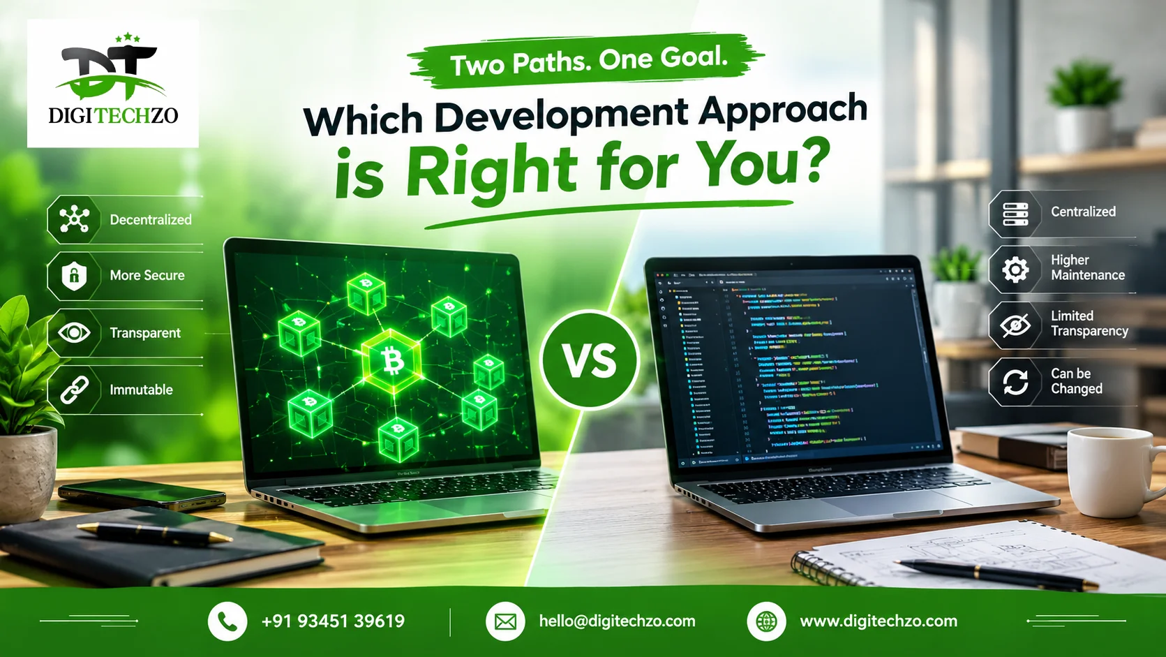 Blockchain Development vs Traditional Software Development
