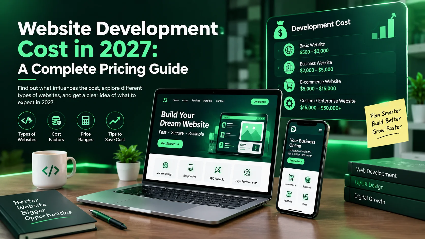Website Development Cost in 2027: A Complete Pricing Guide