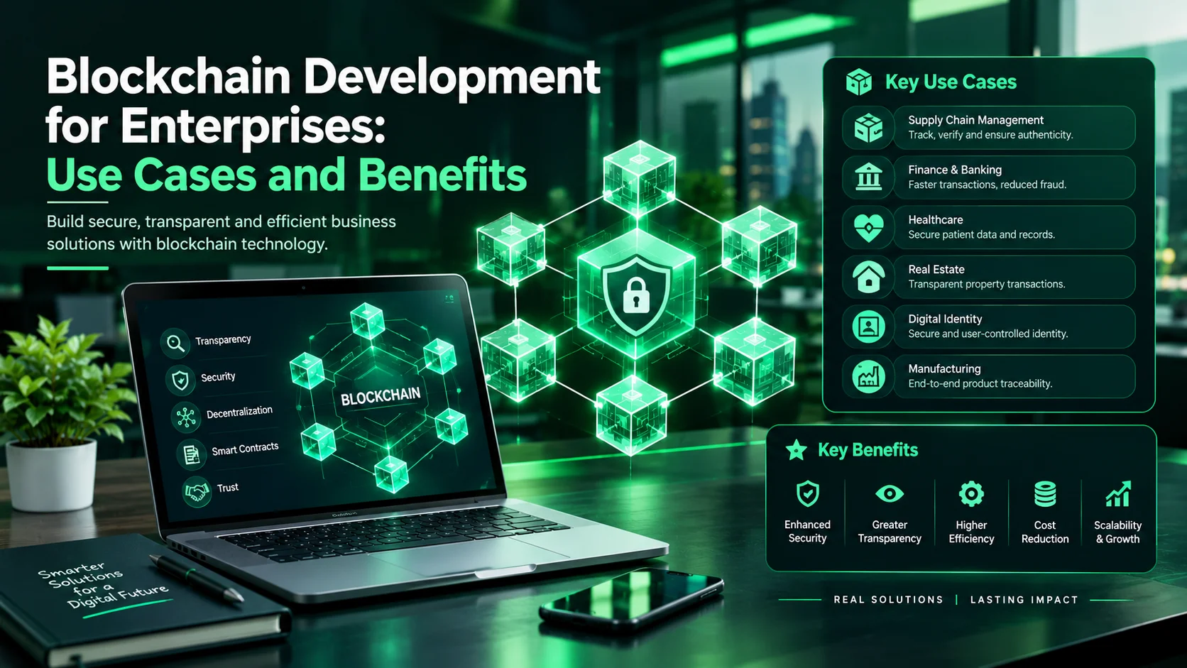 Blockchain Development for Enterprises: Use Cases and Benefits