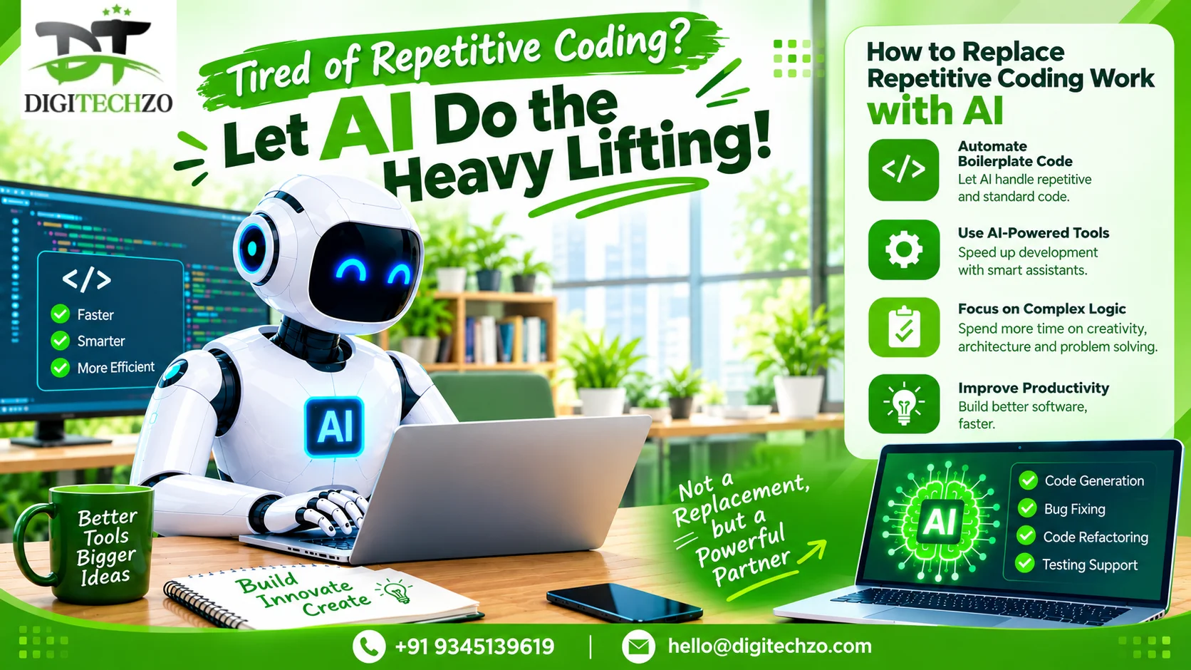 Will AI Replace Software Developers? How to Replace Repetitive Coding Work with AI